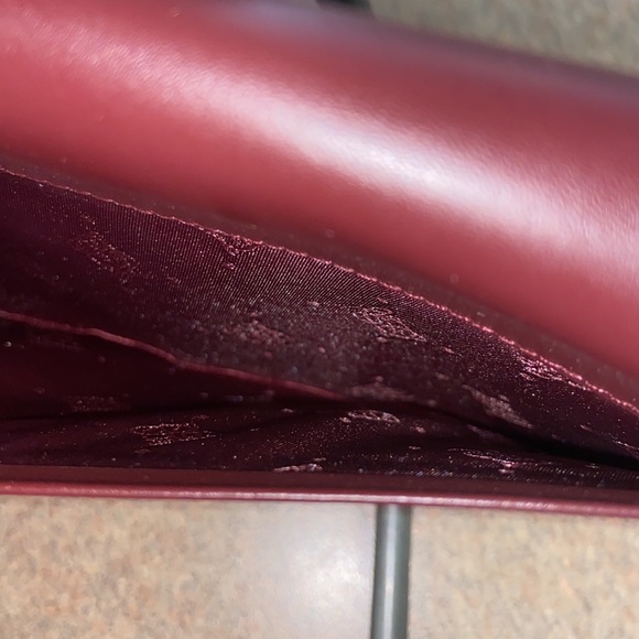 New Louis Quatorze Leather Credit Card Bu-Fold Long Wallet - Picture 6 of 11